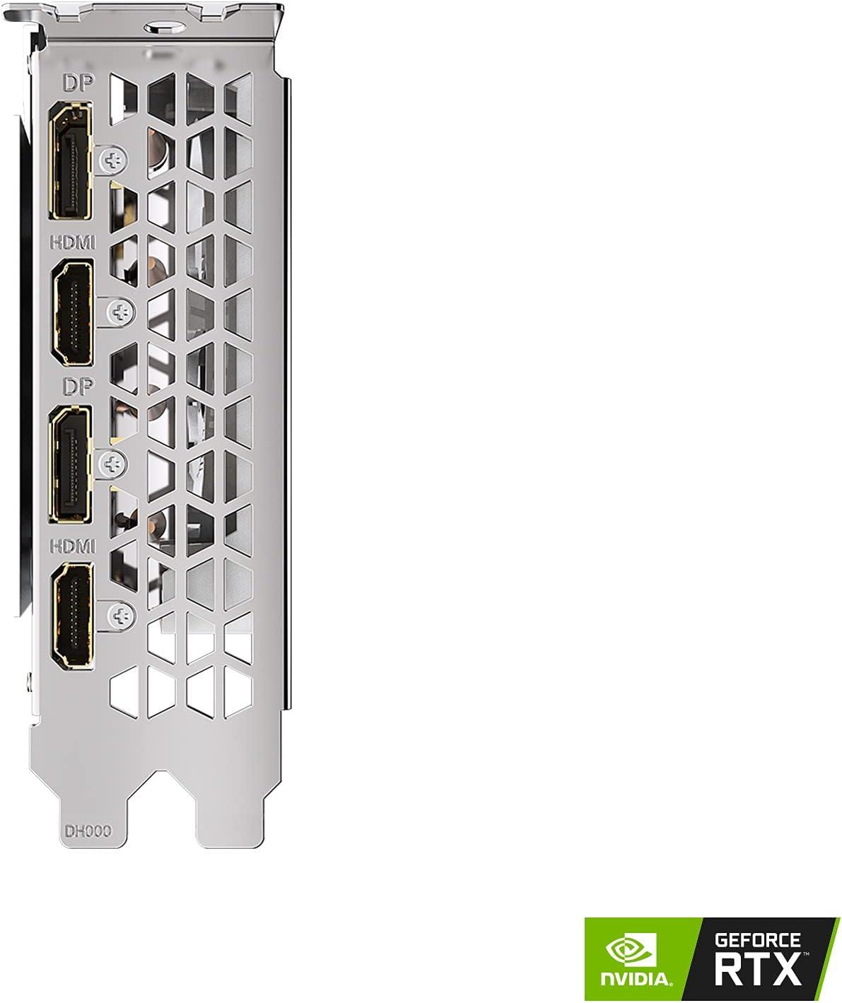 imageGIGABYTE GeForce RTX 3060 Ti Vision OC 8G REV20 Graphics Card WINDFORCE 3X Cooling System LHR 8GB 256bit GDDR6 GVN306TVISION OC8GD REV20 Video Card