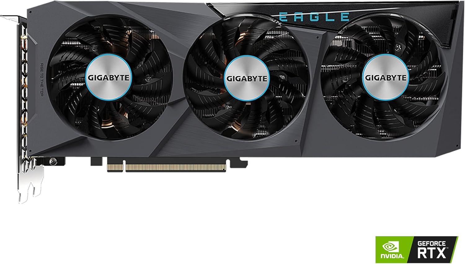 imageGIGABYTE GeForce RTX 3070 Eagle OC 8G REV20 Graphics Card 3X WINDFORCE Fans LHR 8GB 256bit GDDR6 GVN3070EAGLE OC8GD REV20 Video Card