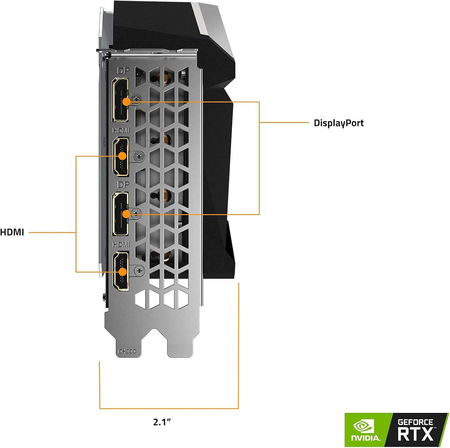 imageGIGABYTE GeForce RTX 3070 Ti Gaming OC 8G Graphics Card WINDFORCE 3X Cooling System 8GB 256bit GDDR6X GVN307TGAMING OC8GD Video Card
