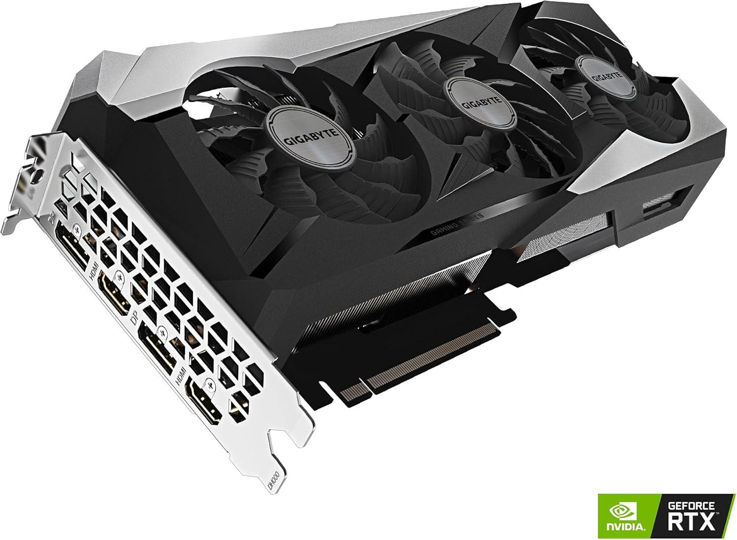 imageGIGABYTE GeForce RTX 3070 Ti Gaming OC 8G Graphics Card WINDFORCE 3X Cooling System 8GB 256bit GDDR6X GVN307TGAMING OC8GD Video Card