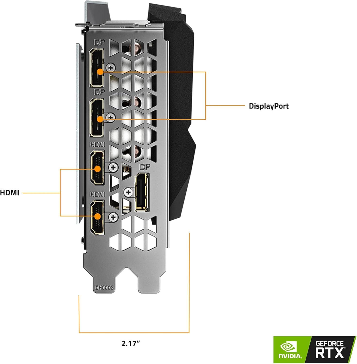 imageGIGABYTE GeForce RTX 3080 Gaming OC 10G REV20 Graphics Card 3X WINDFORCE Fans LHR 10GB 320bit GDDR6X GVN3080GAMING OC10GD REV20 Video Card