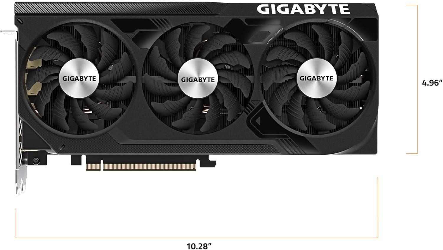 imageGIGABYTE GeForce RTX 4070 Ti Super WINDFORCE OC 16G Graphics Card 3X WINDFORCE Fans 16GB 256bit GDDR6X GVN407TSWF3OC16GD Video Card