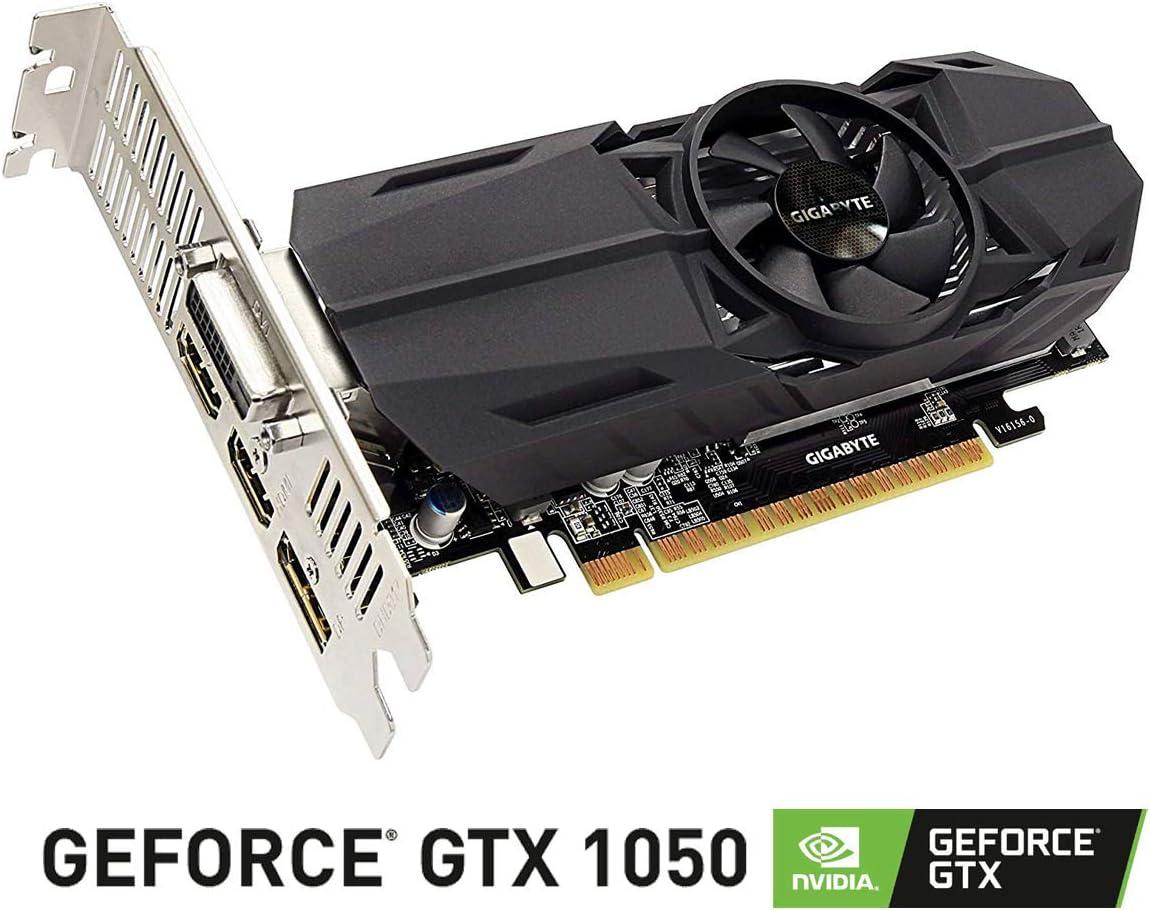 imageGIGABYTE Geforce GTX 1050 Ti 4GB GVN105TD54GD Graphic CardsBoost Clock 1506 MHz Low Profile