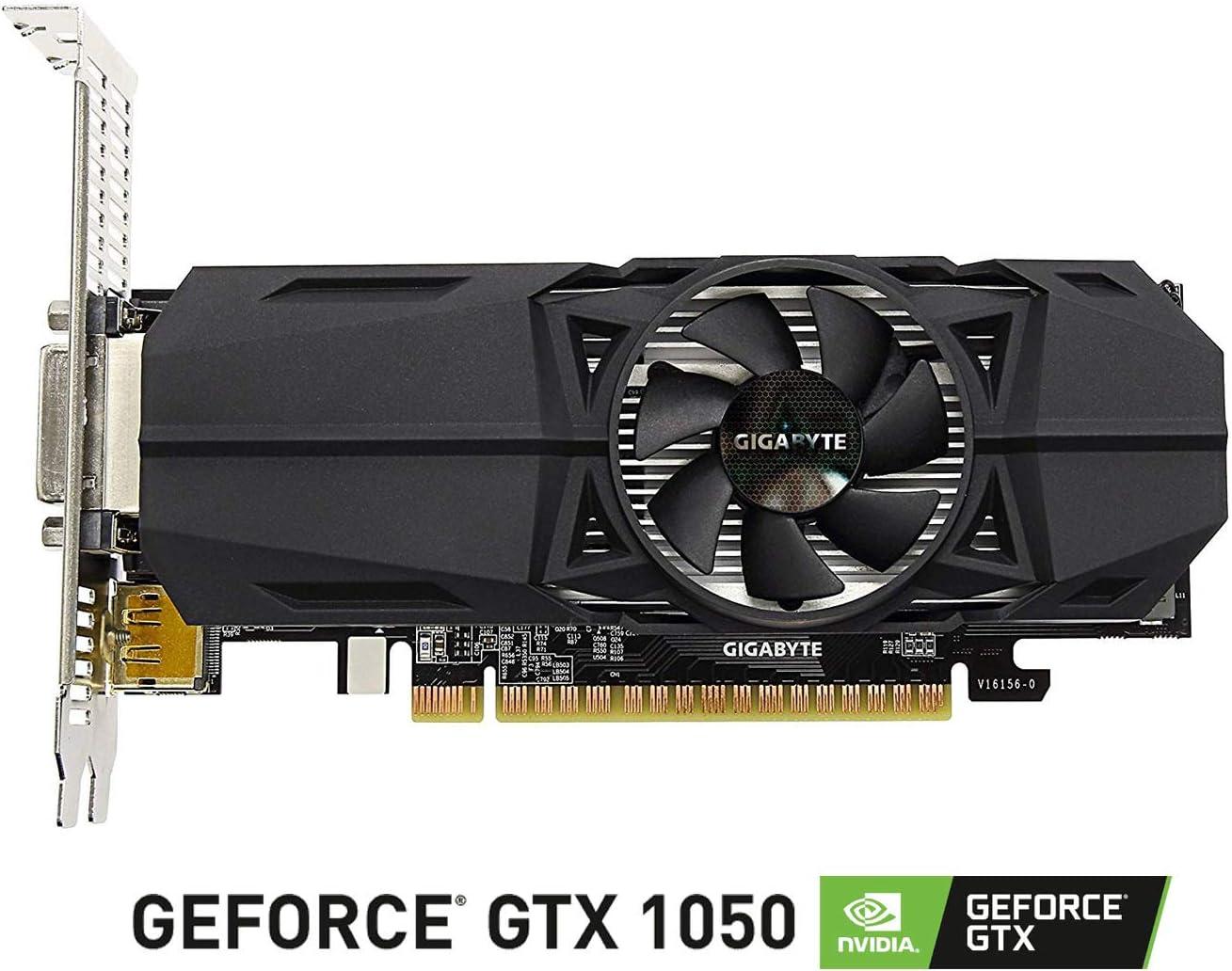 imageGIGABYTE Geforce GTX 1050 Ti 4GB GVN105TD54GD Graphic CardsBoost Clock 1506 MHz Low Profile