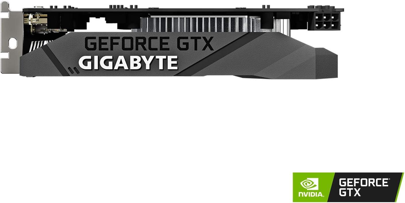imageGigabyte GeForce GTX 1650 D6 OC 4G Graphics Card 170mm Compact Size 4GB 128Bit GDDR6 GVN1656OC4GD REV20 Video Card
