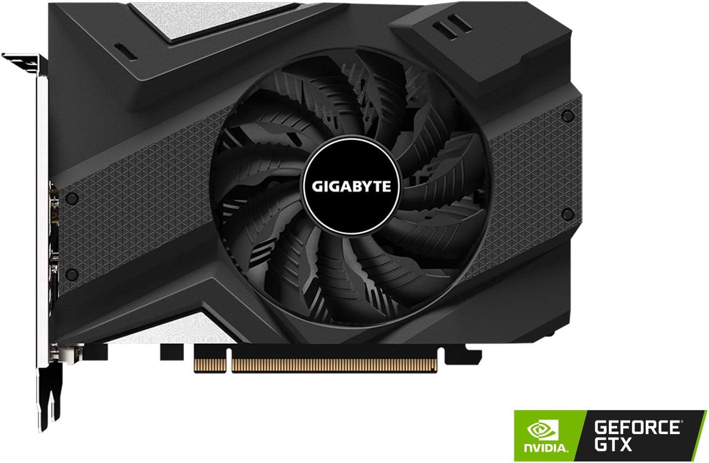 imageGigabyte GeForce GTX 1650 D6 OC 4G Graphics Card 170mm Compact Size 4GB 128Bit GDDR6 GVN1656OC4GD REV20 Video Card