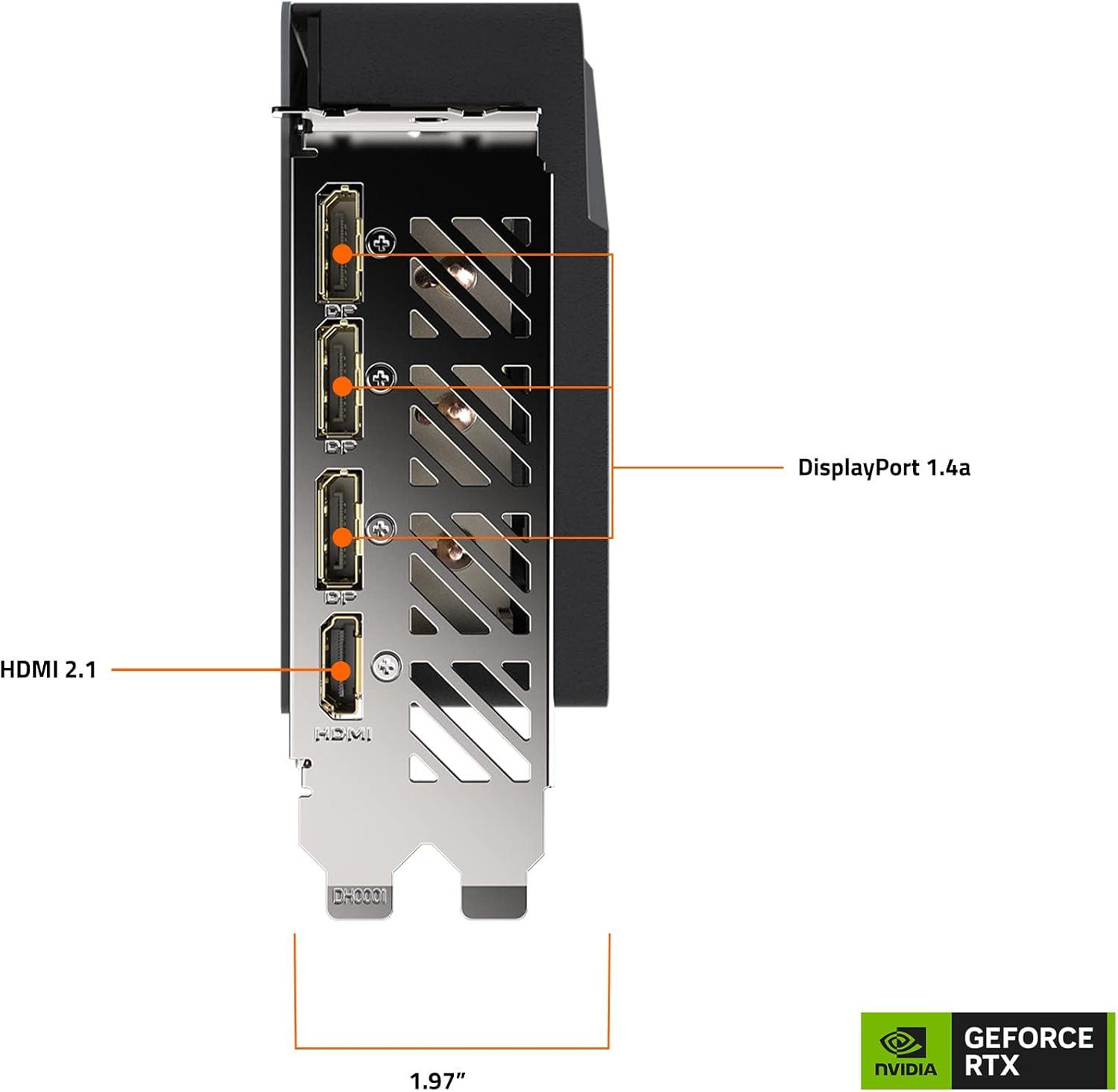 imageGigabyte GeForce RTX 4070 Eagle OC 12G Graphics Card 3X WINDFORCE Fans 12GB 192bit GDDR6X GVN4070EAGLE OC12GD Video Card