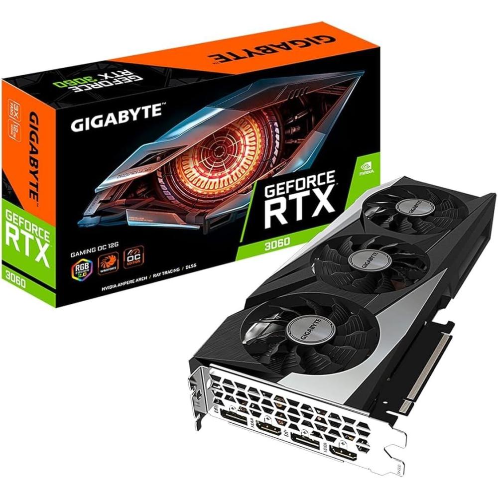imageGIGABYTE GeForce RTX 3060 Gaming OC 12G REV20 Graphics Card 3X WINDFORCE Fans 12GB 192bit GDDR6 GVN3060GAMING OC12GD REV20 Video CardGAMING