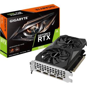 GIGABYTE GeForce RTX 3050 WINDFORCE OC V2 6G Graphics Card, 2X WINDFORCE Fans, 6GB GDDR6 96-bit GDDR6, GV-N3050WF2OCV2-6GD Graphics Card(RTX 3050 WINDFORCE OC V2 6G)