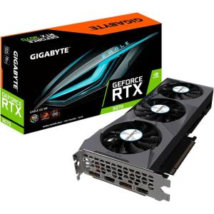 GIGABYTE GeForce RTX 3070 Eagle OC 8G (REV2.0) Graphics Card, 3X WINDFORCE Fans, LHR, 8GB 256-bit GDDR6, GV-N3070EAGLE OC-8GD REV2.0 Video Card