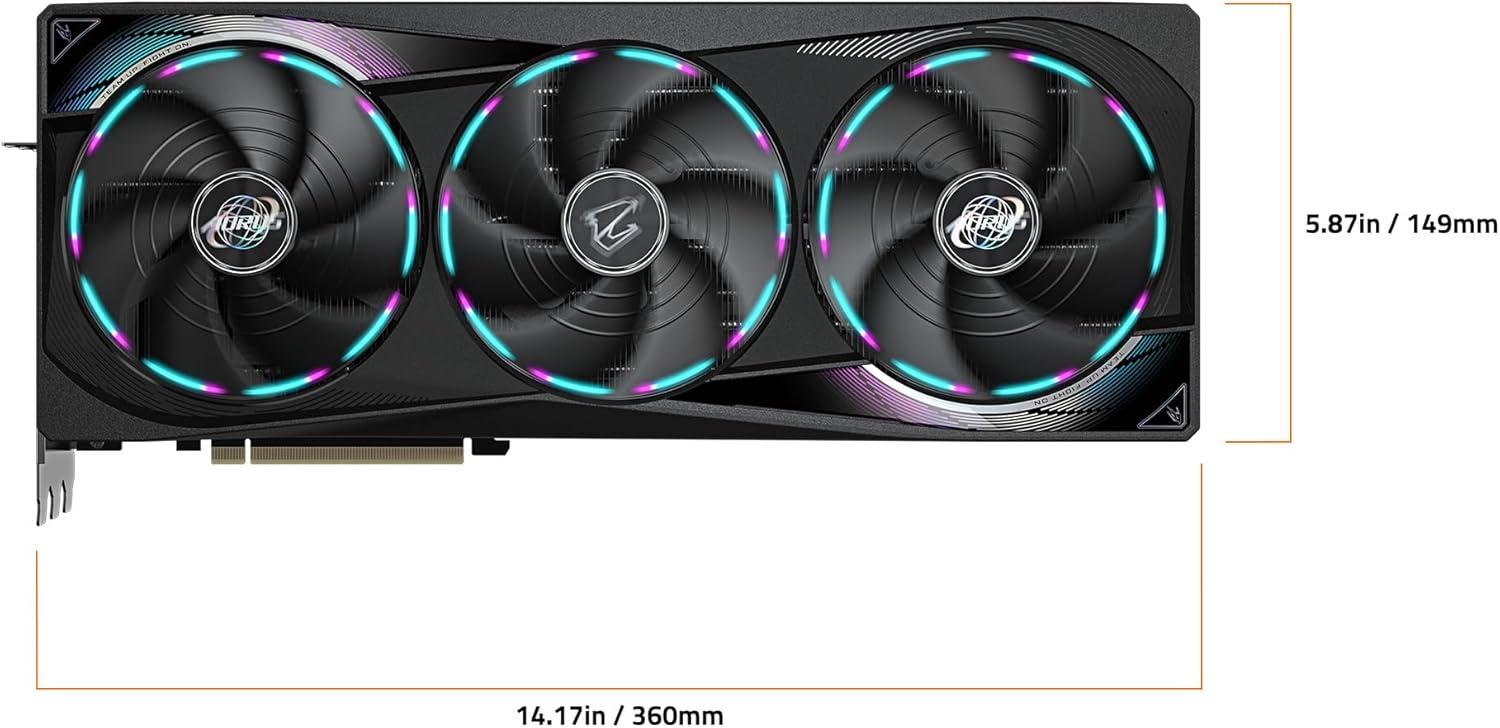 imageGIGABYTE GeForce RTX 5070 Ti Gaming OC 16G Graphics Card 16GB 256bit GDDR7 PCIe 50 WINDFORCE Cooling System GVN507TGAMING OC16GD Video CardAORUS