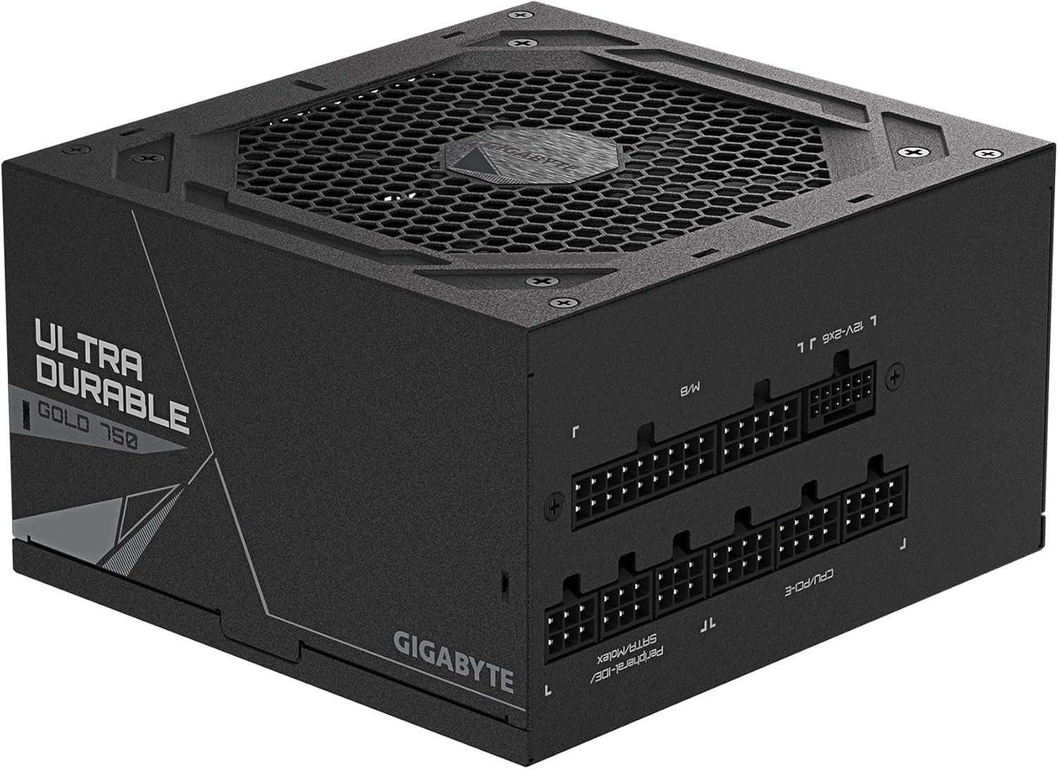 imageGIGABYTE UD750GM PG5 V2750W 80 Plus Gold Certified PCIe51 Ready ATX31 Fully Modular Power Supply GPUD750GM PG5 V2
