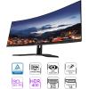GIGABYTE M34WQ 34″ 144Hz Ultrawide-KVM Gaming Monitor, 3440 x 1440 IPS Display, 1ms (MPRT) Response Time, 91% DCI-P3, HDR Ready, 1 Display Port 1.4, 2 HDMI 2.0, 2 USB 3.0, 1 USB Type-C (M34WQ-SA)(34″ WQHD 144Hz | VA | Curved | Height & Tilt)
