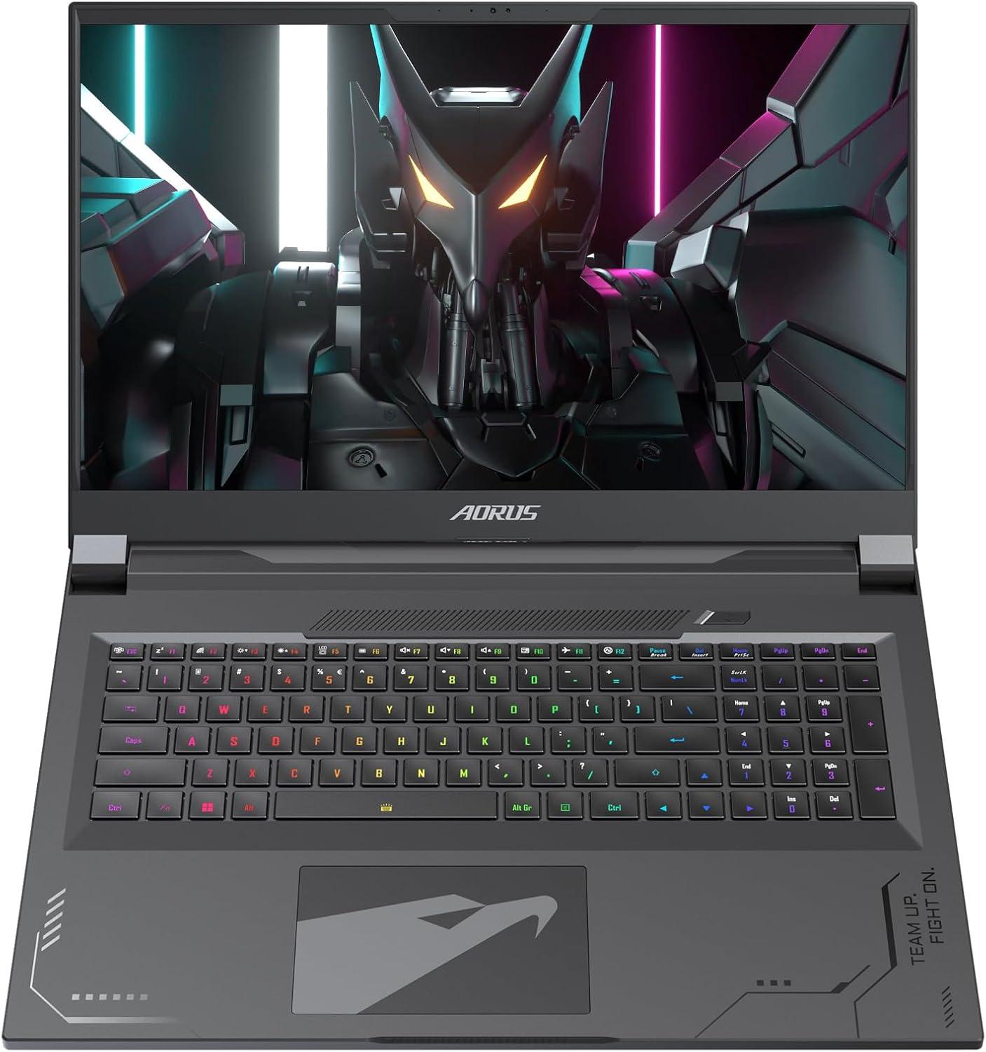 imageGIGABYTE AORUS 17X 173 169 Thin Bezel QHD 2560x1440 240Hz NVIDIA GeForce RTX 4080 Laptop GPU 12GB GDDR6 Intel Core i913980HX 16GB DDR5 RAM 1TB SSD Windows 11 Pro AORUS 17X AXFD4US694SHRTX 4090i913980HX32 GB RAM2TB