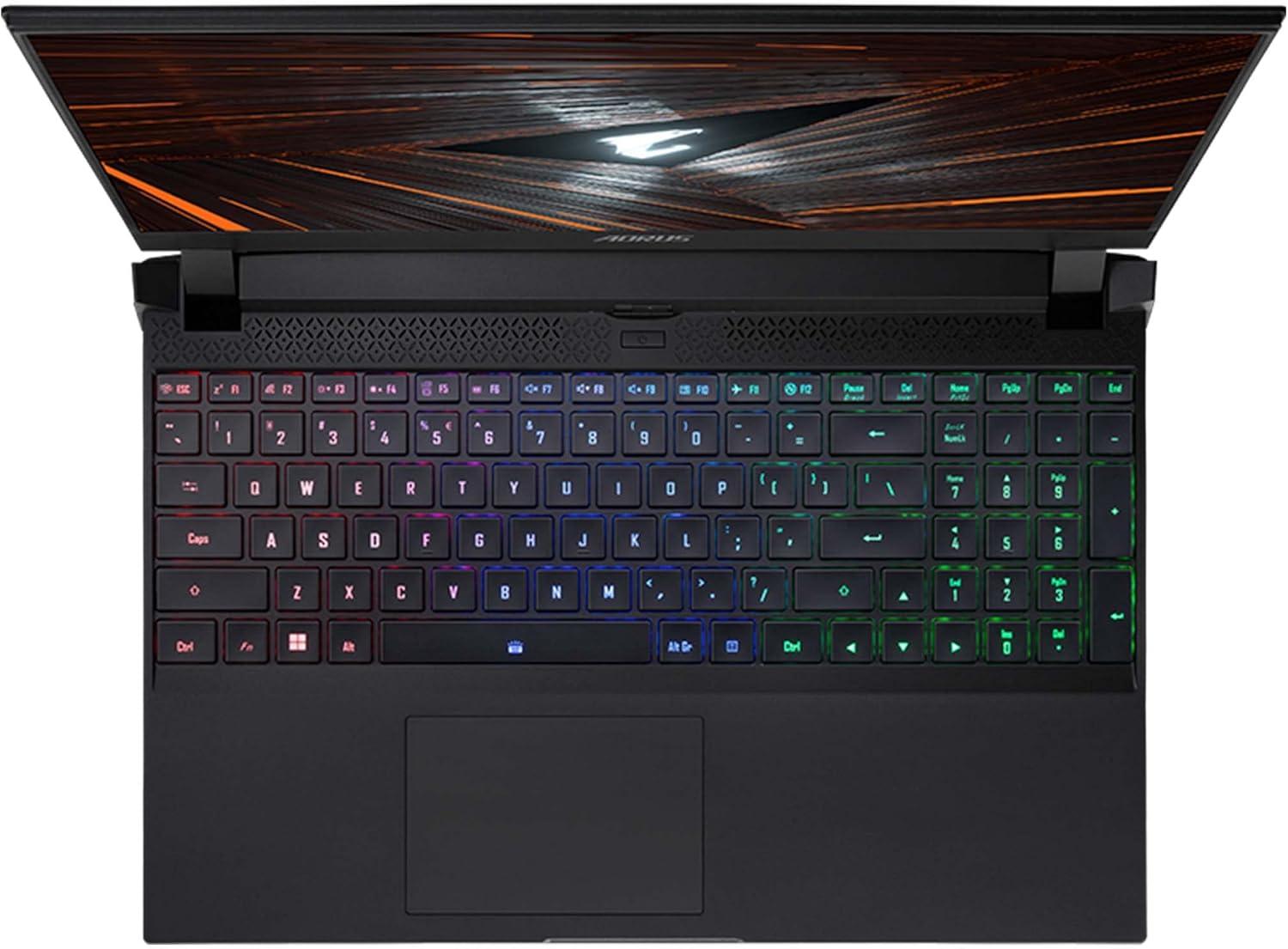 imageGIGABYTE AORUS 5 KE4 156 Thin Bezel FHD 1920x1080 IPSLevel Display Intel Core i712700H NVIDIA GeForce RTX 3060 Laptop GPU 6GB GDDR6 16GB DDR4 RAM 1TB SSD Win11 Home AORUS 5 KE472US314SH
