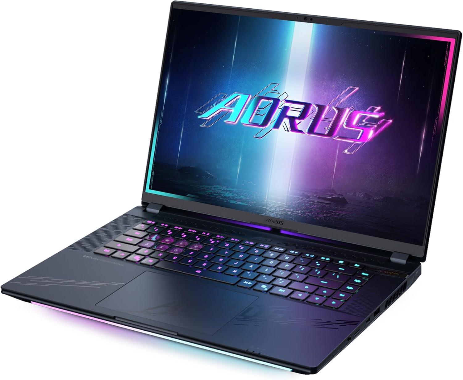 imageGIGABYTE AORUS Master 16 Gaming Laptop 240Hz 2560x1600 OLED NVIDIA GeForce RTX 5080 Intel Core Ultra 9 275HX 2TB SSD with 32GB DDR5 RAM Windows 11 Home AD