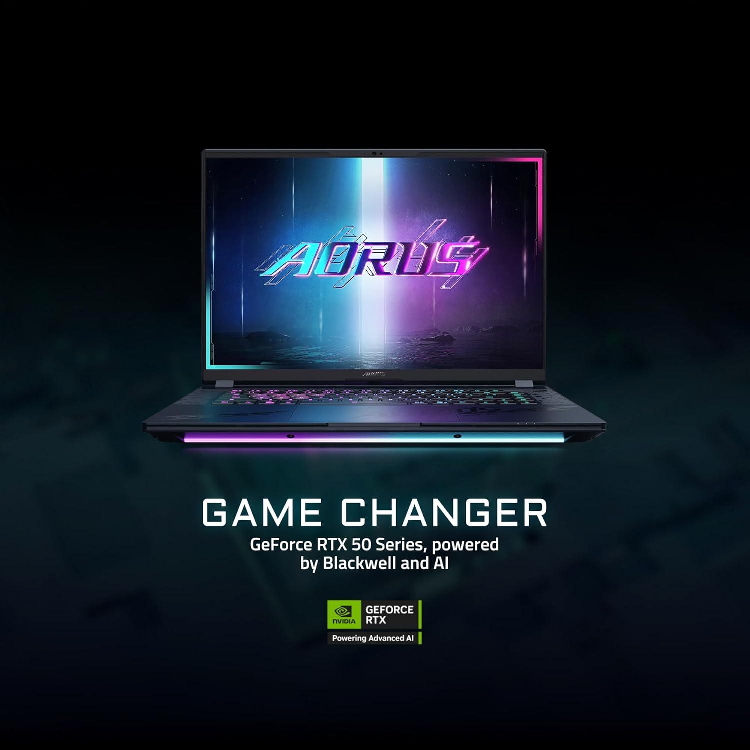 imageGIGABYTE AORUS Master 16 Gaming Laptop 240Hz 2560x1600 OLED NVIDIA GeForce RTX 5080 Intel Core Ultra 9 275HX 2TB SSD with 32GB DDR5 RAM Windows 11 Home AD