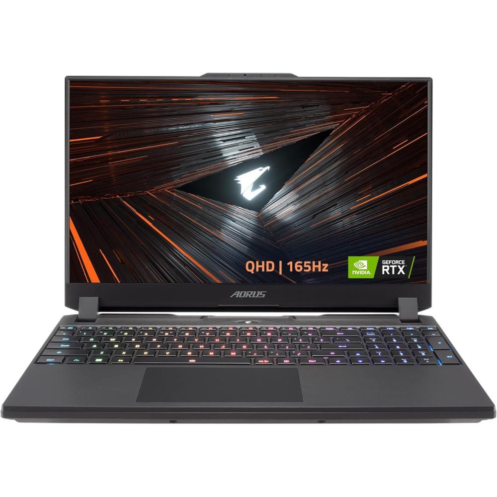 imageGIGABYTE AORUS 15 XE5 156 QHD 2560x1440 IPSLevel Display Intel Core i712700H NVIDIA GeForce RTX 3070 Ti Laptop GPU 8GB GDDR6 16GB DDR5 RAM 1TB SSD Win11 Home AORUS 15 XE573USB34SHIntel Core i712700H