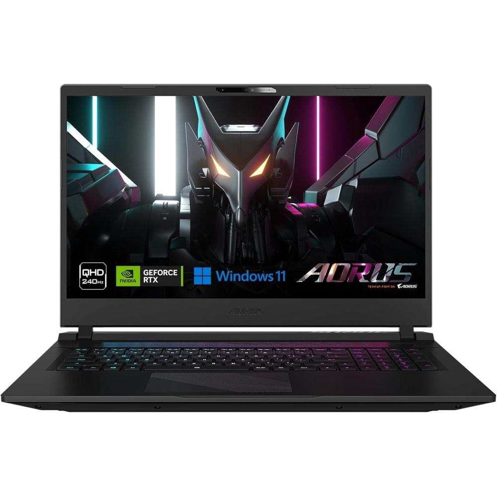imageGIGABYTE AORUS 17 173 Thin Bezel QHD 2560x1440 240Hz NVIDIA GeForce RTX 4070 Laptop GPU 8GB GDDR6 Intel Core i713700H 16GB DDR5 RAM 1TB SSD Windows 11 Home AORUS 17 BSF73US654SHBlacki713700H RTX 4070 16 GB 1 TB