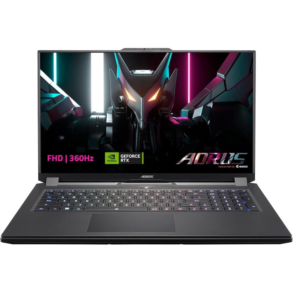 imageGIGABYTE AORUS 17 173 Thin Bezel QHD 2560x1440 240Hz NVIDIA GeForce RTX 4070 Laptop GPU 8GB GDDR6 Intel Core i713700H 16GB DDR5 RAM 1TB SSD Windows 11 Home AORUS 17 BSF73US654SHBlacki713700H RTX 4080 16 GB 1 TB