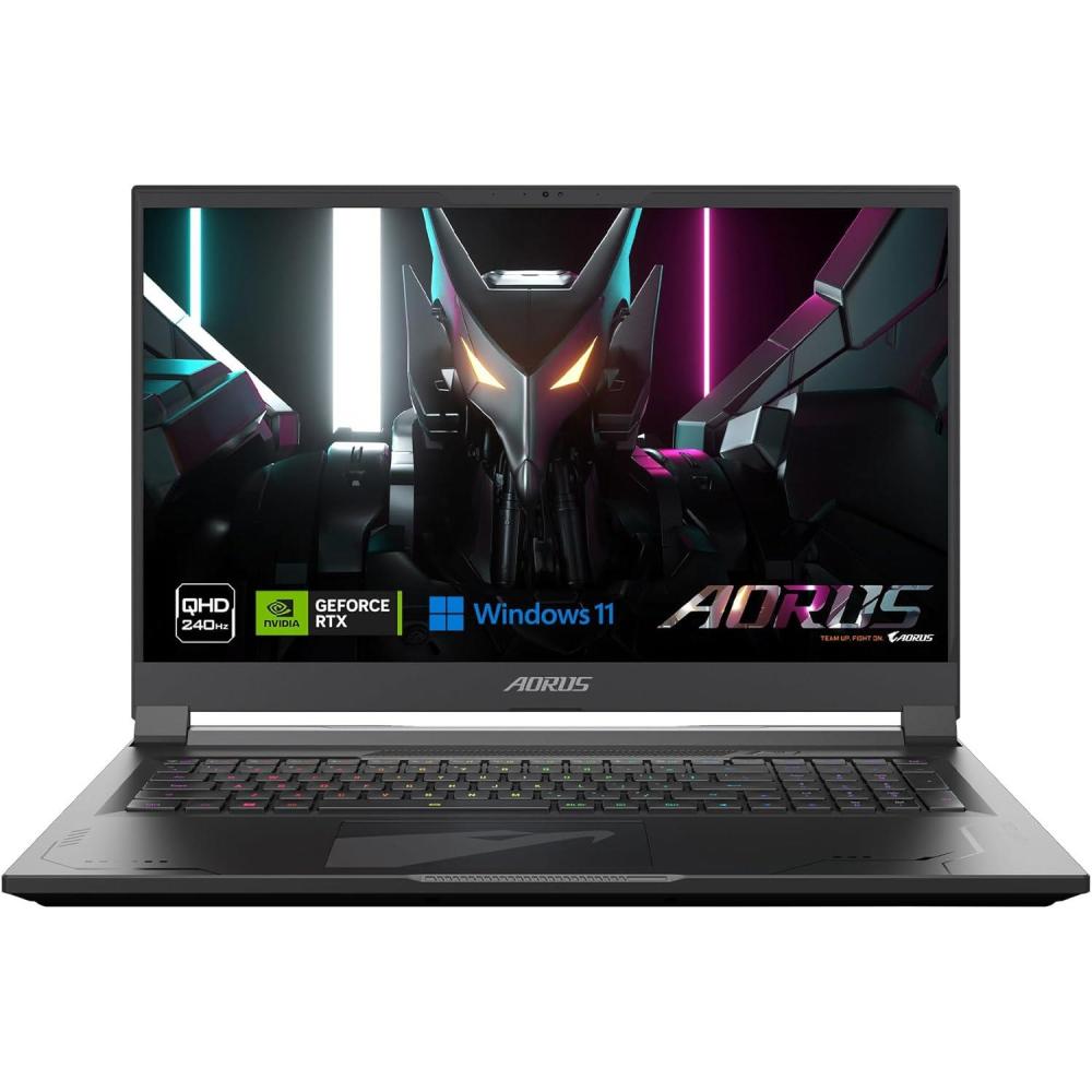 imageGIGABYTE AORUS 17X 173 169 Thin Bezel QHD 2560x1440 240Hz NVIDIA GeForce RTX 4080 Laptop GPU 12GB GDDR6 Intel Core i913980HX 16GB DDR5 RAM 1TB SSD Windows 11 Pro AORUS 17X AXFD4US694SHRTX 4090i913980HX32 GB RAM2TB