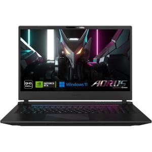GIGABYTE AORUS 17: 17.3″ Thin Bezel QHD 2560×1440 240Hz, NVIDIA GeForce RTX 4070 Laptop GPU 8GB GDDR6, Intel Core i7-13700H, 16GB DDR5 RAM, 1TB SSD, Windows 11 Home (AORUS 17 BSF-73US654SH),Black(i7-13700H | RTX 4070 | 16 GB | 1 TB)