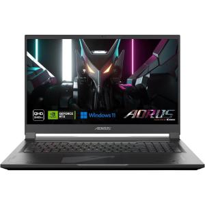 GIGABYTE AORUS 17X: 17.3″ 16:9 Thin Bezel QHD 2560×1440 240Hz, NVIDIA GeForce RTX 4080 Laptop GPU 12GB GDDR6, Intel Core i9-13980HX, 16GB DDR5 RAM, 1TB SSD, Windows 11 Pro (AORUS 17X AXF-D4US694SH)(RTX 4080|i9-13900HX|16 GB RAM|1TB)