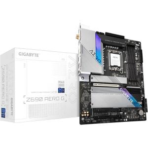GIGABYTE Z790 AERO G (LGA 1700/ Intel Z790/ ATX/ DDR5/ 5 * 5.0 M.2/ PCIe 5.0/ USB 3.2 Gen2X2 Type-C/WiFi 6E/ Intel 2.5GbE LAN/Motherboard)(Z690 AERO G)