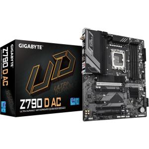 GIGABYTE Z790 D AC LGA 1700 Intel Z790 ATX Motherboard with DDR5, Triple M.2, PCIe 5.0, USB 3.2 Gen2X2 Type-C, 2.5GbE LAN, PCIe EZ-Latch, Multi-Key