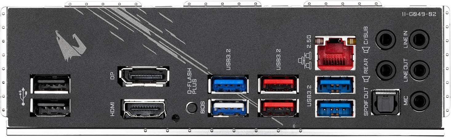 imageGIGABYTE B550 AORUS Elite AM4 AMDB550ATXDual M2SATA 6GbsUSB 32 Gen 225 GbE LANRealtek ALC1200HDMIDPPCIe40DDR4Gaming Motherboard