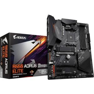 GIGABYTE B550 AORUS Elite (AM4 AMD/B550/ATX/Dual M.2/SATA 6Gb/s/USB 3.2 Gen 2/2.5 GbE LAN/Realtek ALC1200/HDMI/DP/PCIe4.0/DDR4/Gaming Motherboard)