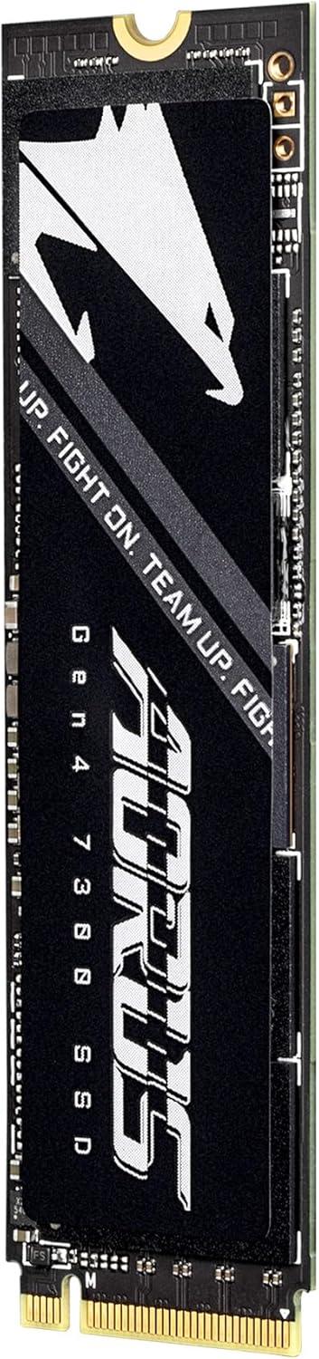 imageGIGABYTE AORUS Gen4 7300 SSD 1TB wo Heat Spreader PCIe 40 NVMe M2 Internal Solid State Drive with Read Speed Up to 7300MBs Write Speed Up to 6000MBs AG4731TB N