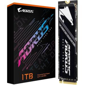 GIGABYTE AORUS Gen4 7300 SSD 1TB (w/o Heat Spreader) PCIe 4.0 NVMe M.2 Internal Solid State Drive with Read Speed Up to 7300MB/s, Write Speed Up to 6000MB/s, AG4731TB N