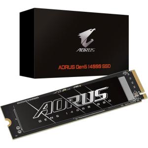 GIGABYTE AORUS Gen5 14000 SSD 1TB PCIe 5.0 NVMe M.2 Internal Solid State Hard Drive with Read Speed Up to 13600MB/s, Write Speed Up to 10200MB/s, AG514K1TB