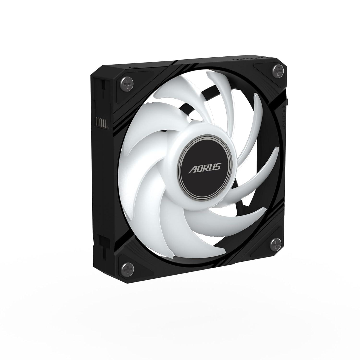imageAORUS EZ Chain Fan 120 120mm Hydro Dynamic Bearing Computer Case FanStandard