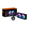 AORUS WATERFORCE II 360 ICE Liquid CPU Cooler, 360mm Radiator with 3x120mm Low Noise ARGB Fans, Compatible with Intel LGA1851, LGA1700, and AMD AM5 (GP-AORUS WATERFORCE II 360 ICE)(Black)