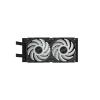 AORUS WATERFORCE X II 360 ICE Liquid CPU Cooler, 360mm Radiator with 3X 120mm Low Noise ARGB Fans, Compatible with Intel LGA1851, LGA1700, and AMD AM5 (GP-AORUS WATERFORCE X II 360 ICE)(Black)