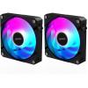 AORUS EZ Chain Fan 120, 120mm Hydro Dynamic Bearing Computer Case Fan(Standard (Pack of 2))