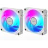 AORUS EZ Chain Fan 120 ICE, 120mm Hydro Dynamic Bearing ARGB Computer Case Fan(Standard (Pack of 2))