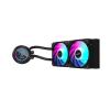 AORUS WATERFORCE II 360 ICE Liquid CPU Cooler, 360mm Radiator with 3x120mm Low Noise ARGB Fans, Compatible with Intel LGA1851, LGA1700, and AMD AM5 (GP-AORUS WATERFORCE II 360 ICE)(Black)