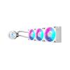 AORUS WATERFORCE II 360 ICE Liquid CPU Cooler, 360mm Radiator with 3x120mm Low Noise ARGB Fans, Compatible with Intel LGA1851, LGA1700, and AMD AM5 (GP-AORUS WATERFORCE II 360 ICE)(White)