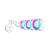 AORUS WATERFORCE X II 360 ICE Liquid CPU Cooler, 360mm Radiator with 3X 120mm Low Noise ARGB Fans, Compatible with Intel LGA1851, LGA1700, and AMD AM5 (GP-AORUS WATERFORCE X II 360 ICE)(White)