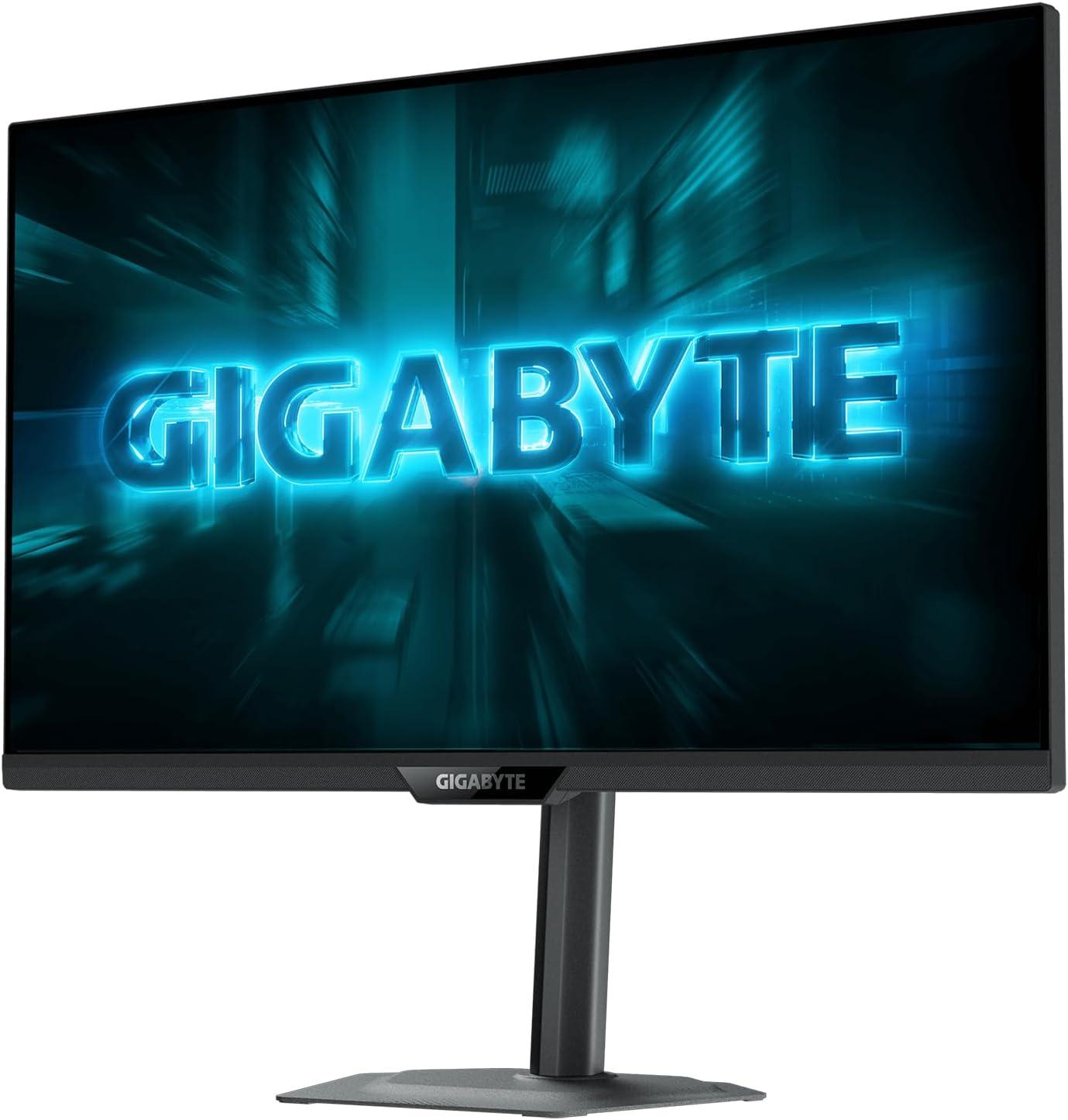 imageGIGABYTE G27U 27 SS IPS Dual Mode Gaming Monitor UHD 3840x21604K 160HzFHD 320Hz 1ms GTG AMD FreeSync Premium GSYNC Compatible HDMI DP Ergonomic Stand Black 3 Year Warranty