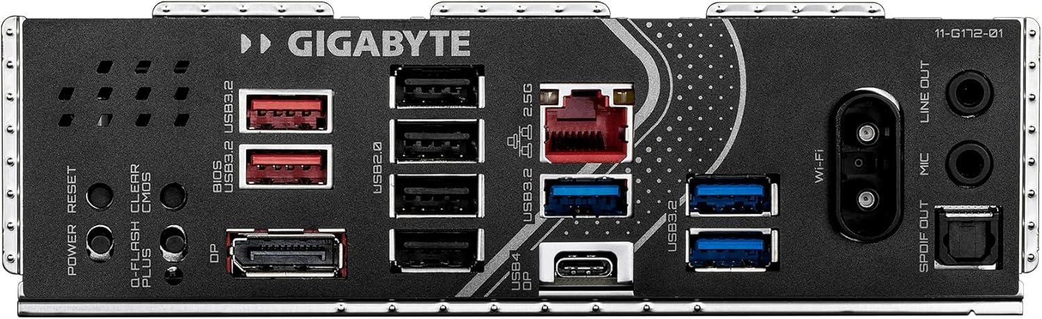 imageGIGABYTE Z890 Eagle WIFI7 Plus Intel LGA 1851 ATX Motherboard Support Core Ultra Series 2 DDR5 1412 Power Phase 4X M2 PCIe 50 USB4 WiFi 7 25GbE EZLatch D5 Bionic Corsa