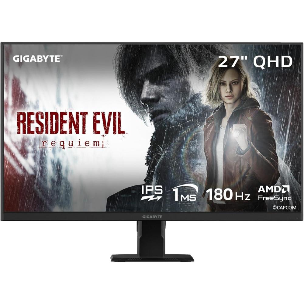 imageGIGABYTE GS25F2A 245 SuperSpeed IPS Gaming Monitor FHD 1920x1080240Hz 1ms GTG AMD FreeSync Premium HDMI DP Tilt Adjustable Black27 QHD