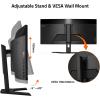 GIGABYTE – G34WQC Advanced-R – 34″ VA Curved Gaming Monitor – WQHD 3440×1440-144Hz – 1ms MPRT – AMD FreeSync Premium – HDMI, DP – Height Adjustable – Black (RENEWED)