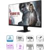 GIGABYTE – GS25F2A – 24.5″ SuperSpeed IPS Gaming Monitor – FHD 1920×1080-240Hz – 1ms GTG – AMD FreeSync Premium – HDMI, DP – Tilt Adjustable – Black(27″ QHD)