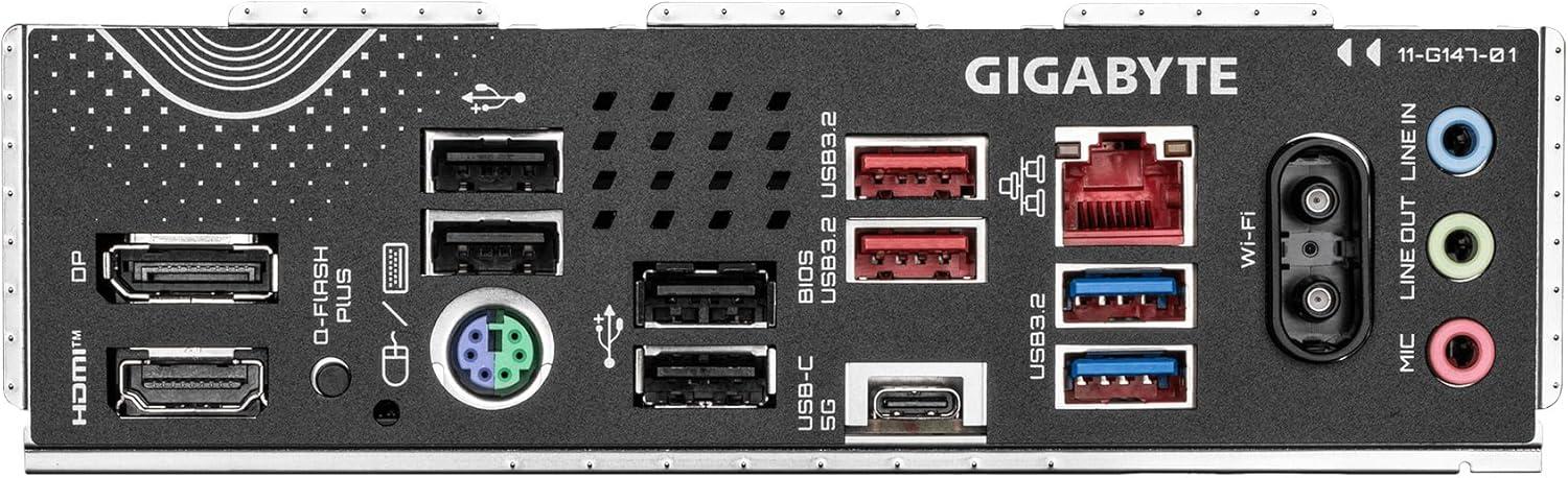 imageGIGABYTE B650E Eagle WIFI6E AMD AM5 ATX Motherboard Supports Ryzen 900080007000 Series DDR5 822 Power Phase 3X M2 PCIe 50 USBC 32 Gen 1 WiFi 6E 25GbE QFlash EZLatch RGB Fusion