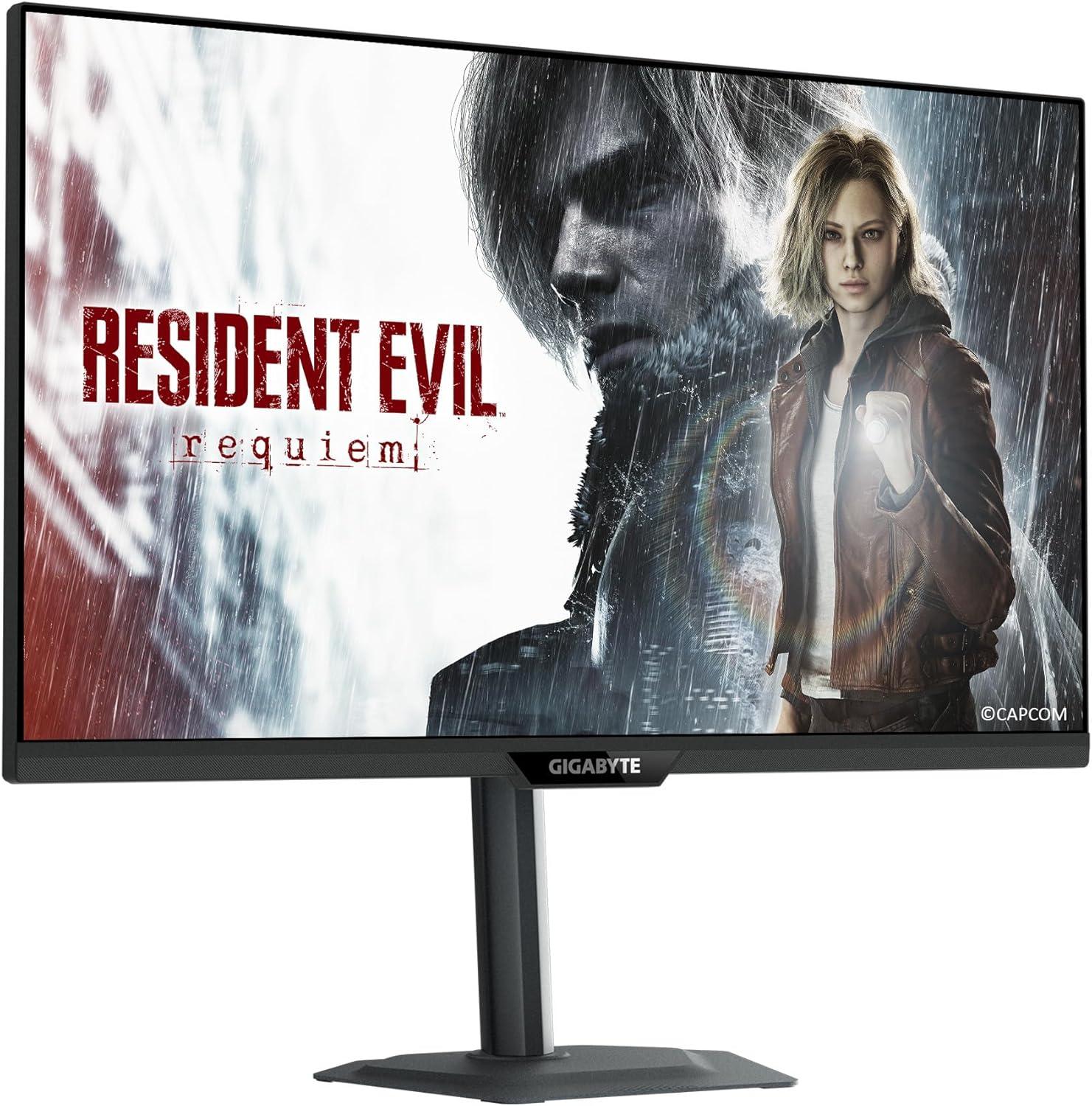 imageGIGABYTE M27Q227 SS IPS Gaming Monitor QHD 2560x1440200HzOC 210Hz 1ms GTG AMD FreeSync Premium GSYNC Compatible TypeC KVM HDMI DP TypeC Height and Tilt Adjustable Black27 UHD