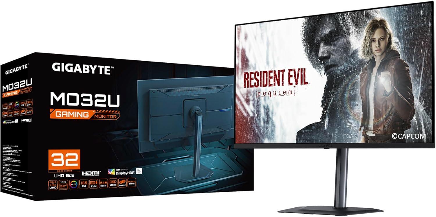 imageGIGABYTE MO27Q2A 27 QDOLED Gaming Monitor QHD 2560x1440280Hz 003ms GTG AMD FreeSync Premium Pro GSYNC Compatible TypeC KVM HDMI DP TypeC Height and Tilt Adjustable Black32 UHD